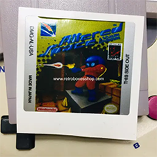 Altered Space GameBoy Label - Metallic Silver Sides Replacement Sticker